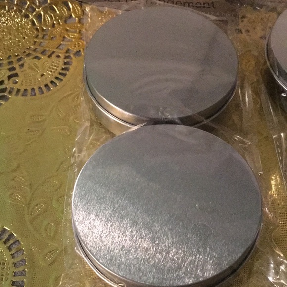 NWT Silver-tone Metal Storage Containers - Picture 2 of 3